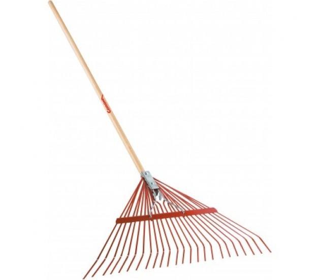 RAKE, LAWN, 24 IN., STEEL TINES