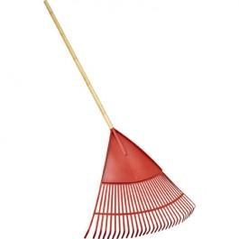 RAKE, LAWN, 30 IN., POLY, W/ 48" HANDLE