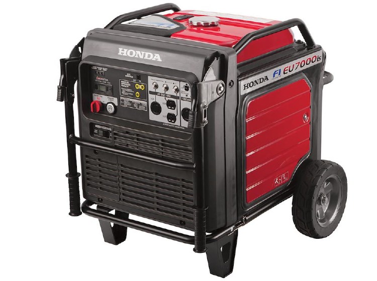 GENERATOR, INVERTER,W/COMINDER EFI, ELECTRIC START, 7000 WATT, DIGITAL, HONDA-120/240 V POWER