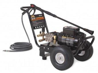 PRESSURE WASHER, ON CART, 1500 PSI 2.0 GAL/MIN, WILL WORK WITH HOT TAP WATER, 20 AMP ELECTRIC, 2.0 HP MOTOR