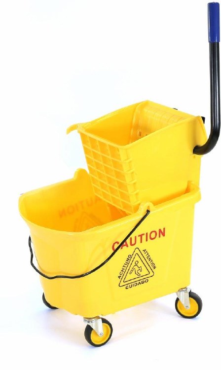 MOP BUCKET, WITH RINGER, 35QT