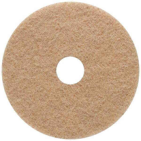 FLOOR SPRAY BUFFING PAD, 17" X 1" BROWN