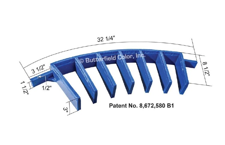 STAMP, NEW BRICK SOLDIER CURVE, RADIUS TOOL