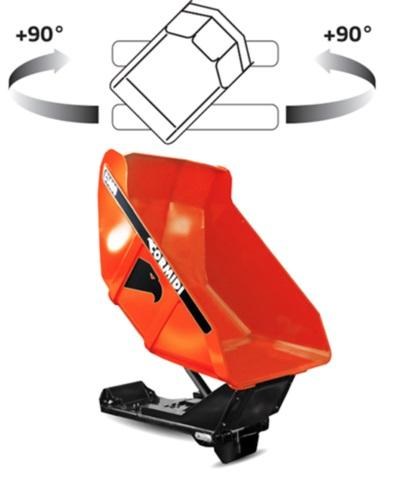 CORMIDI DUMPER ASSY FOR TRACK MINI SKID, KUBOTA DIESEL