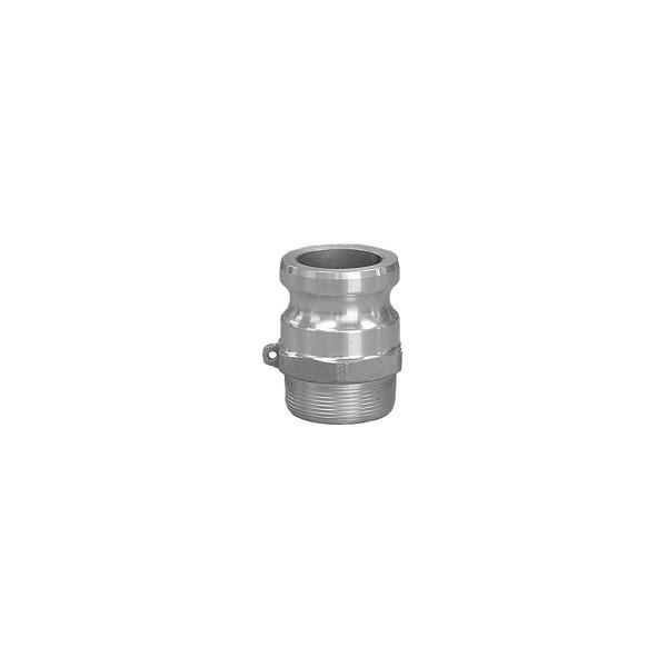 ADAPTER, 6", CAM & GROOVE, 6" M-NPT, PLATED STEEL