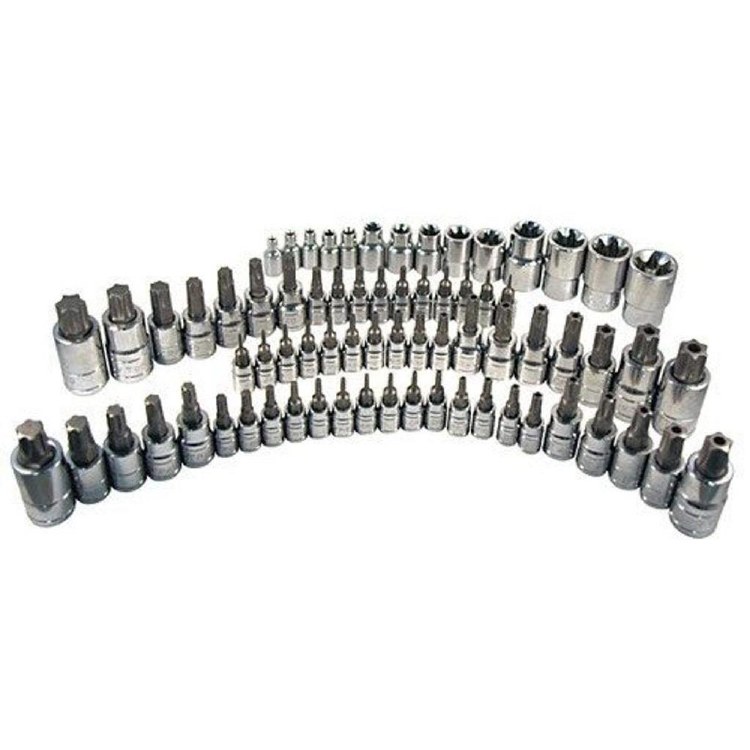 STAR BIT SOCKET SET, MASTER, 72 PIECE