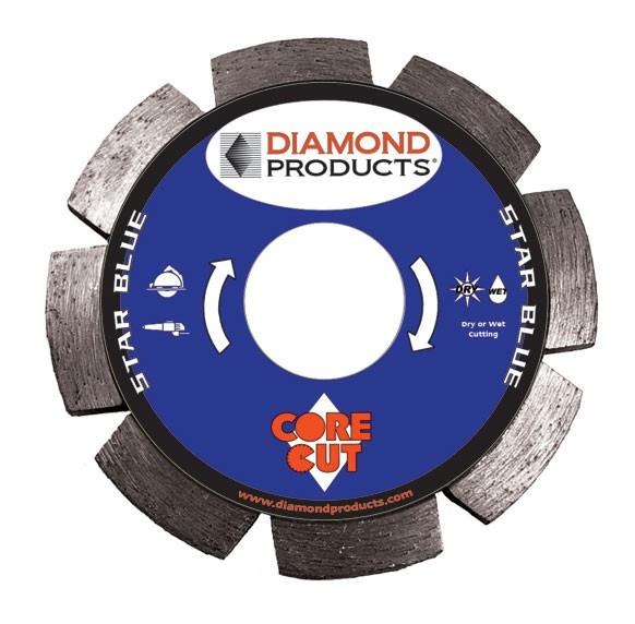 BLADE, DIAMOND, 9" X .080 X 7/8", DRY , GENERAL PURPOSE