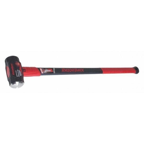 HAMMER, SLEDGE, 8 LB. HEAD, W/FIBERGLASS HANDLE