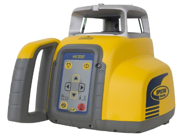 LASER, HV302 HV-Laser, RC402N remote, HR320, C59 adapter, GR152 rod (15' - inches), Q104025 aluminum tripod, alkaline, case