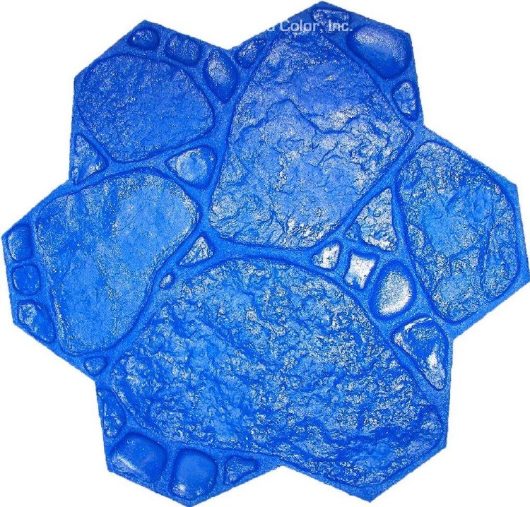 STAMP, GARDEN PATH (BLUE)