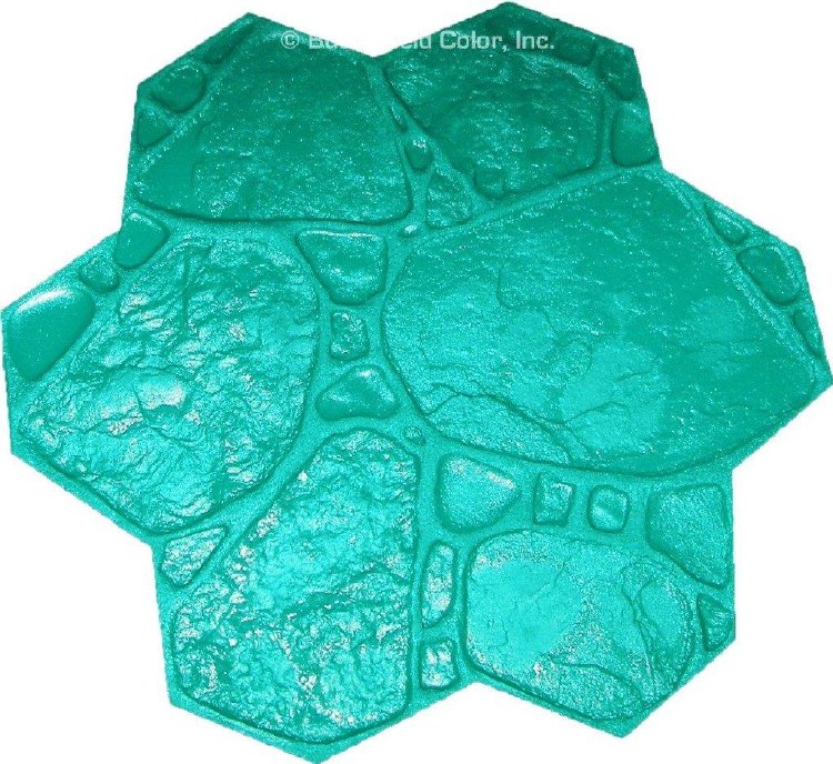 STAMP, GARDEN PATH (BLUE FLEX)