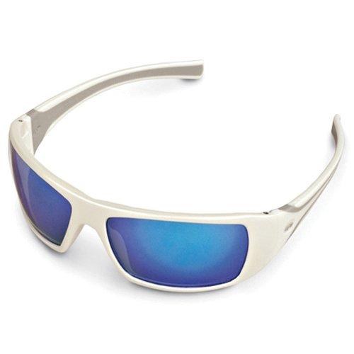 GLASSES, WHITE ICE , BLUE MIRROR LE