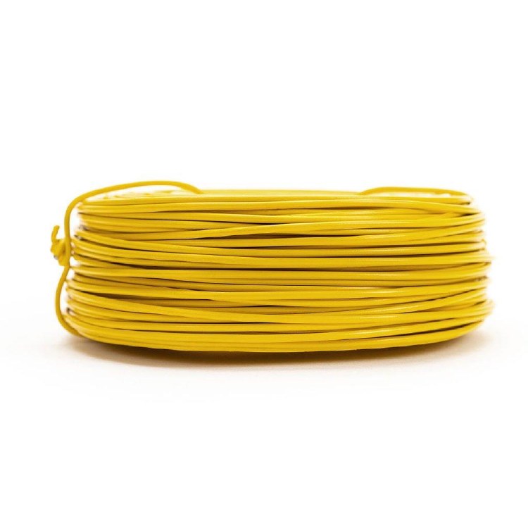 TIE WIRE,16 GA., YELLOW, PVC COATED,  ANNEALED, 3-1/2#, BOX OF 20
