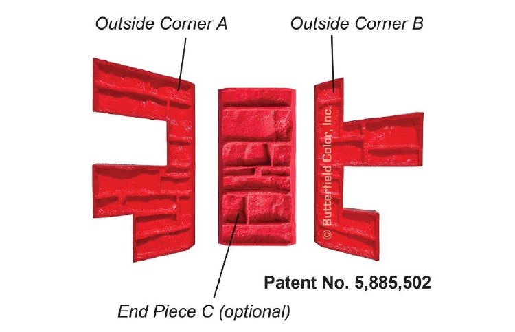 3' OUTSIDE CORNER COUNTRY LEDGE