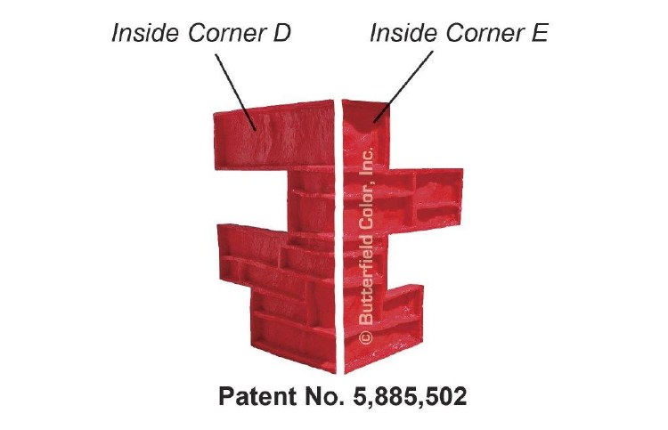 2' INSIDE CORNER COUNTRY LEDGE