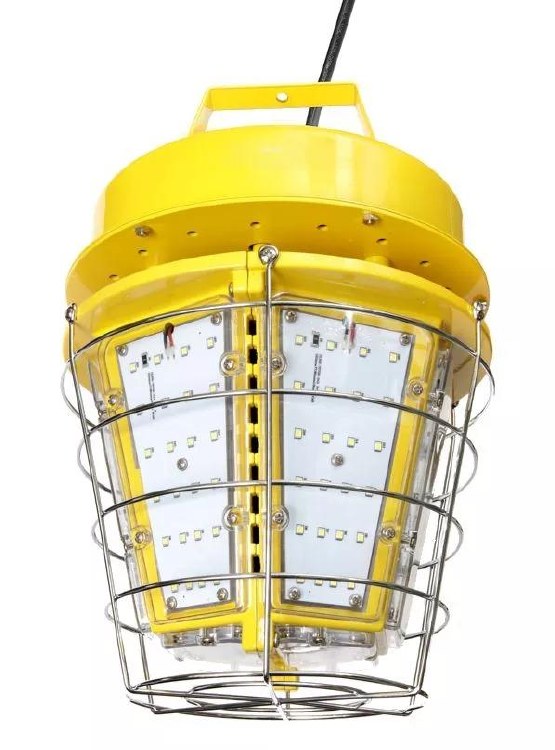 LIGHT, HIGH BAY LED, 120 W, 120 V, 14,000 LUMENS CAGED HANGING AREA LIGHT