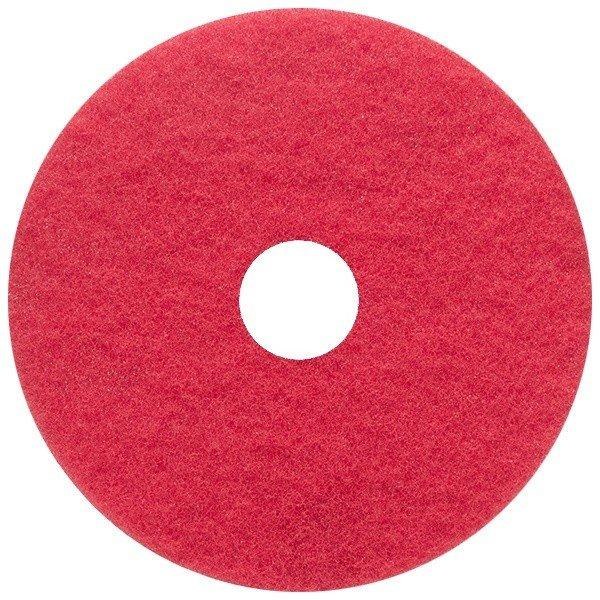 FLOOR  BUFFING PAD, 17" X 1", RED