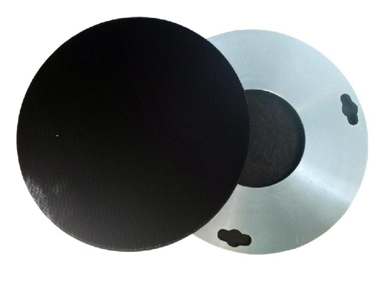 HOLDER, RESIN PAD FOR PG820 GRINDER- ATTACHES VELCRO PADS