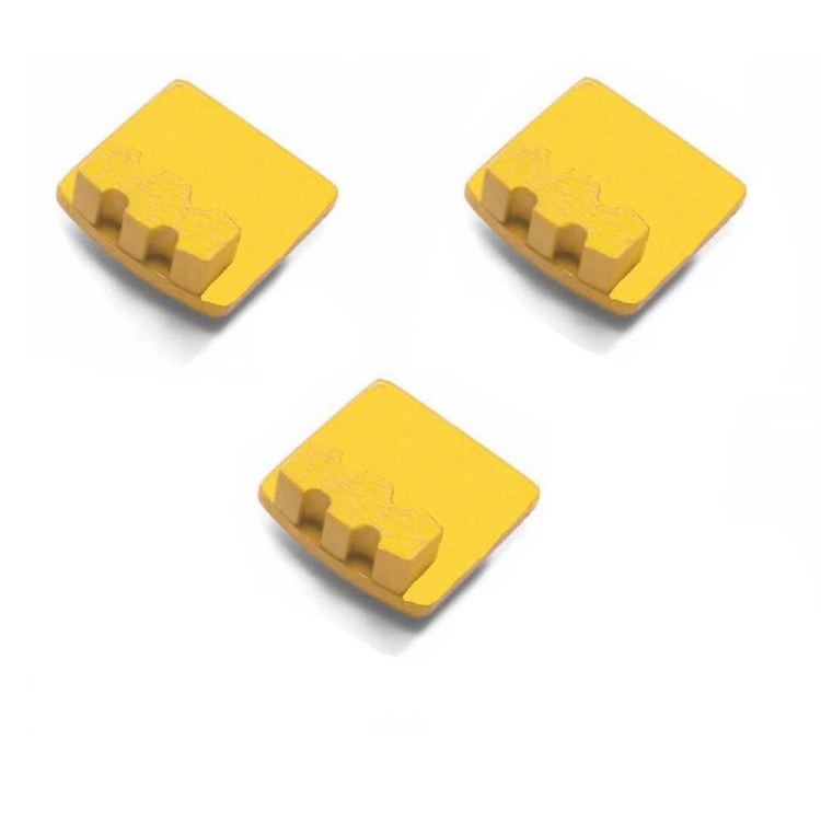 SEG, GRIND, HEX SINGLE 20GR ,SOFT BOND, G1423S YELLOW- 3 PACK-