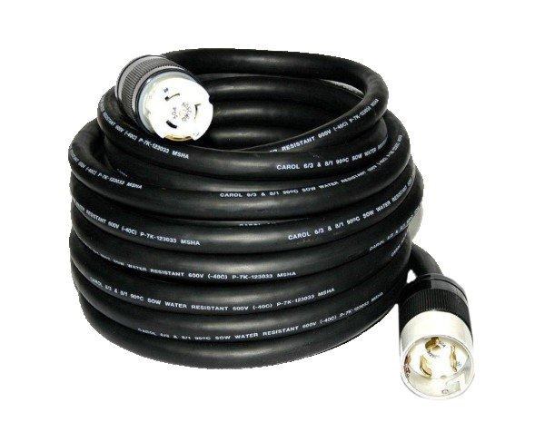 CORD SOW 50' 6/3, 8/1 WITH 50A END 125/250 VOLT