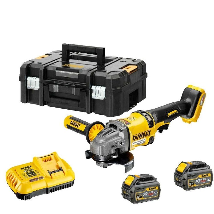 GRINDER CORDLESS 4 1/2"-6" - FLEXVOLT 60V MAX, 2 BATTERY , CHARGER