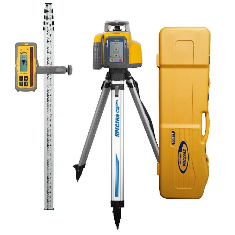 LASER, LL300S-17, 2600' DIA, MATCH GRADE, HL760 REC, RADIO CONTROL, CASE, TRIPOD, GRADE STICK TENTHS -FEET