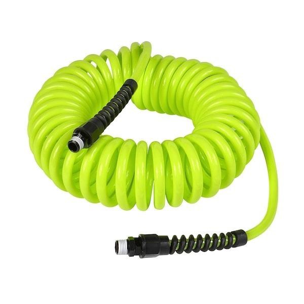 HOSE, AIR, 3/8" X 25', FLEXZILLA, ZILLAGREEN W/ 1/4"M-NPT