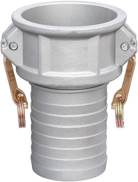 COUPLER, 6", CAM & GROOVE, 6" HOSE SHANK, ALUMINUM