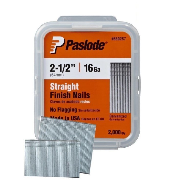 NAIL, 2-1/2",  16 GAUGE STRAIGHT FINISH