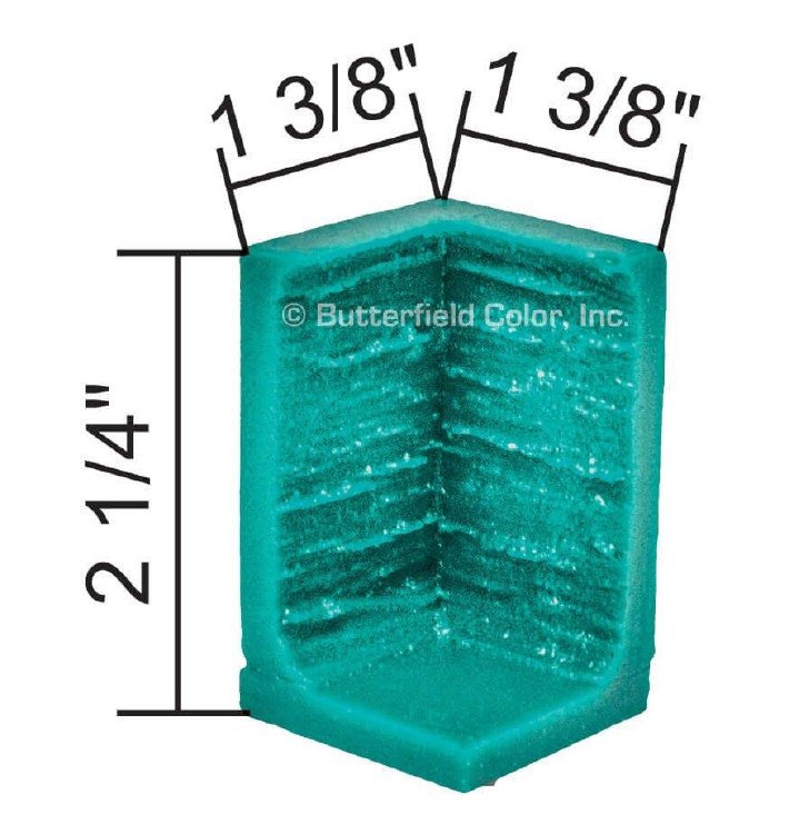 LINER, WOOD STEP, CORNER (GREEN) FOR BST9178 ONE PIECE LINER