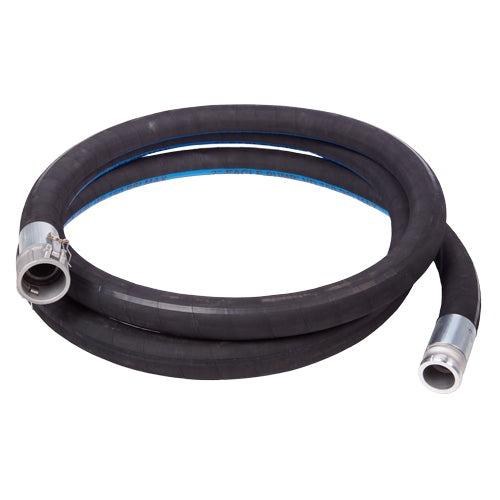 HOSE, SUCTION,  6" X 20' W/ STRAINER BLACK EPDM CAMLOCKS