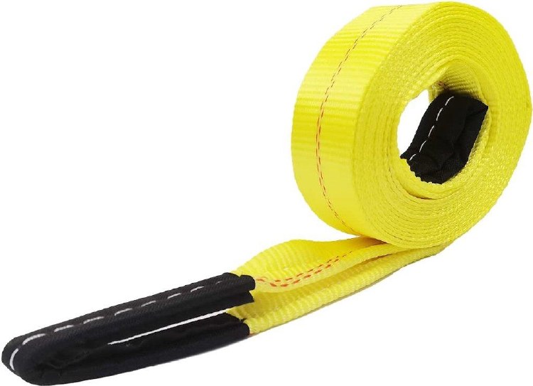 STRAP RECOVERY H.D, 30' X 3" W/LOOPS, 2 PLY, POLY BAG, 9,800#