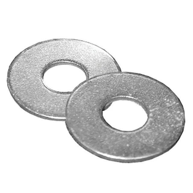 WASHER, FLAT 1/4" , USS  ZINC PLATED , JAR OF 100