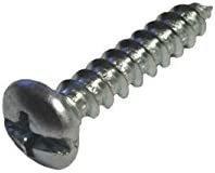SCREW, PAN COMBO HEAD #10 x 1" TAP,  ZINC PLATED , JAR OF 100