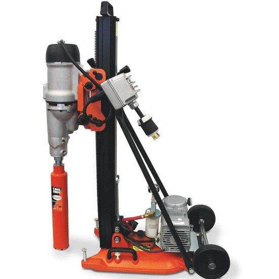 CORE DRILL, M-5, 20 AMP, 3 SPEED, SLIP CLUTCH, UP TO 16" BIT, W/ VACUUM, STAND, CORE BORE 733 MOTOR