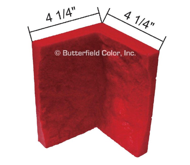 LINER, FORM, CUT STONE, 6"  90 DEGREE OUTSIDE CORNER