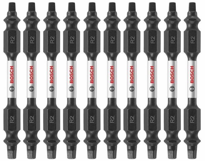INSERT BIT, IMPACT TOUGH DOUBLE ENDED T25, TORX T25, 2.5" LONG, 10PK