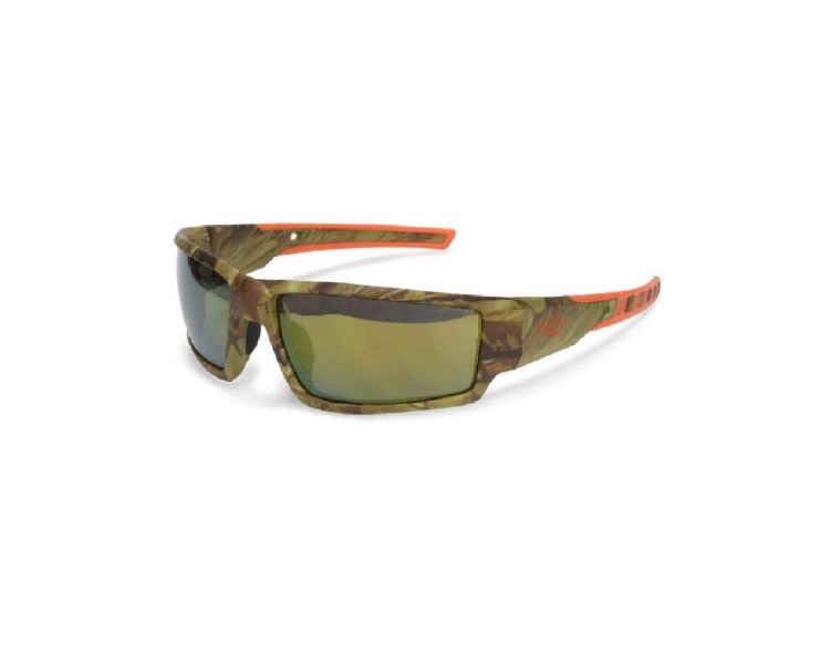 GLASSES, SAFETY, CROSSFIRE CUMULUS GOLD MIRROR, CAMO FRAME