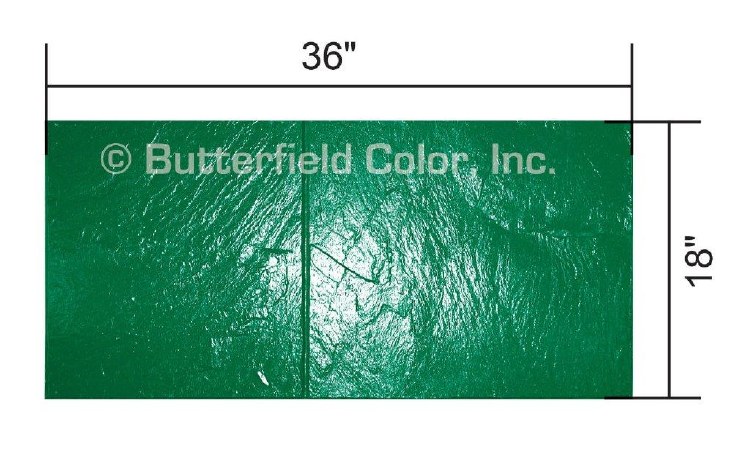 STAMP, COTTAGE SLATE (GREEN) 36" x 18"