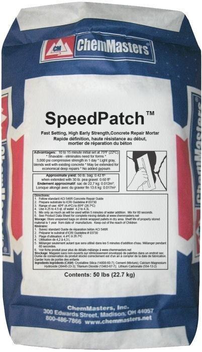 PATCH, 1" TO FEATHER EDGE, POLYMER MODIFIED, HORIZONTAL, VERTICAL, OVERHEAD