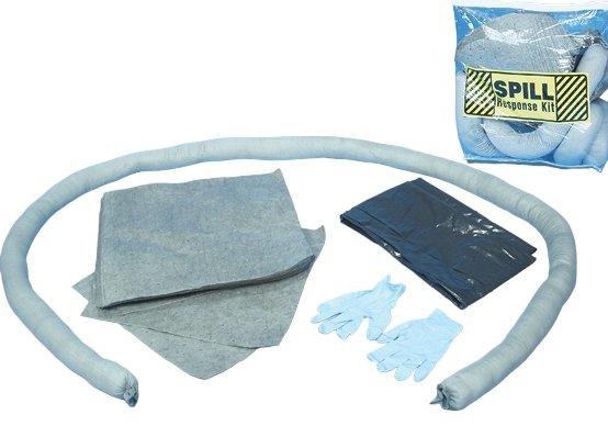 SPILL KIT, TRUCKERS, 8 GALLON,  3 SOCKS, 20 PADS AND 2 POLY BAGS