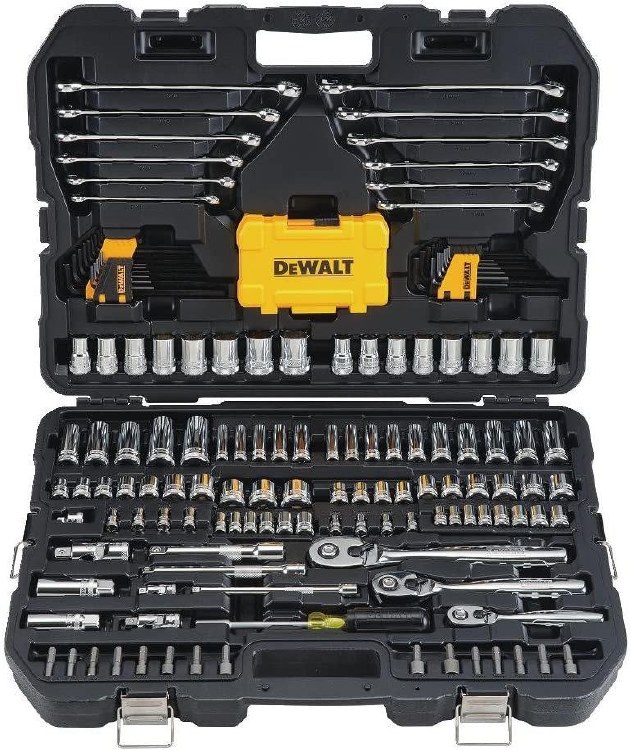 SOCKET SET, 108 PC, MECHANICS, TOOL, DEWALT