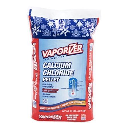 ICE MELT, VAPORIZER, CALCIUM CHLORIDE PELLETS, 50# BAG