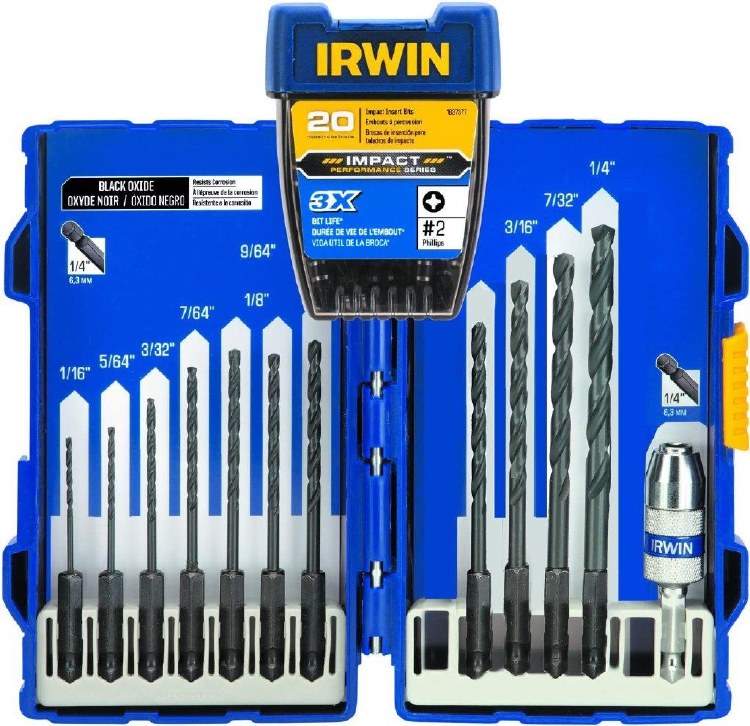 INSERT BIT, DRILL/DRIVE BITS, 32 PIECE- IRWIN