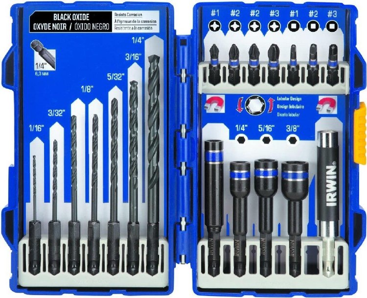 INSERT BIT, DRILL/DRIVE BITS, 32 PIECE- IRWIN