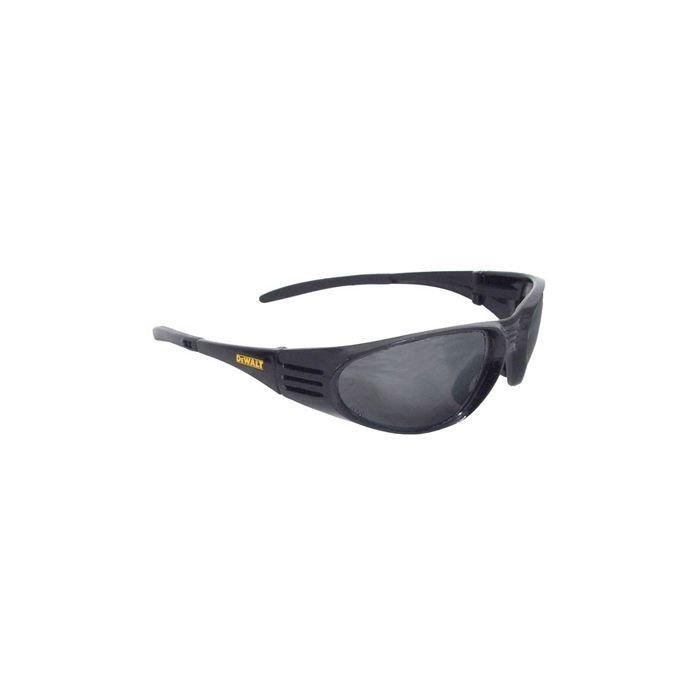 GLASSES, SAFETY, DEWALT VENTILATOR BLACK FRAME, SMOKE LENS