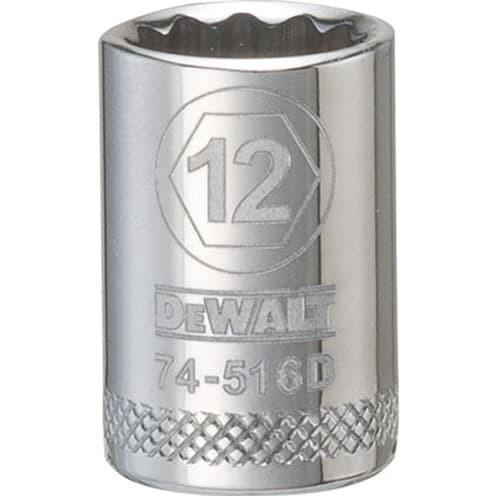 SOCKET, 12PT, 3/8 DRIVE. 12MM