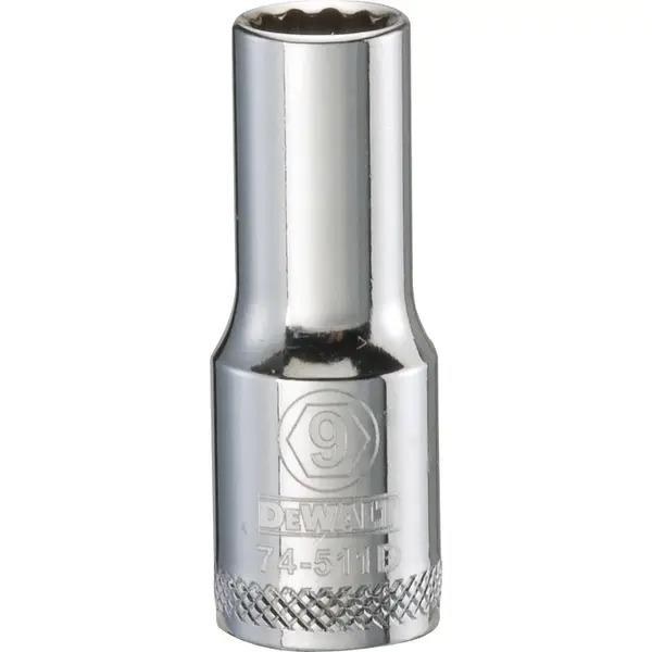 SOCKET, DEEP , 12PT, 3/8 DRIVE. 9MM