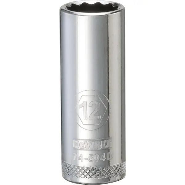 SOCKET, DEEP , 12PT, 3/8 DRIVE. 12MM