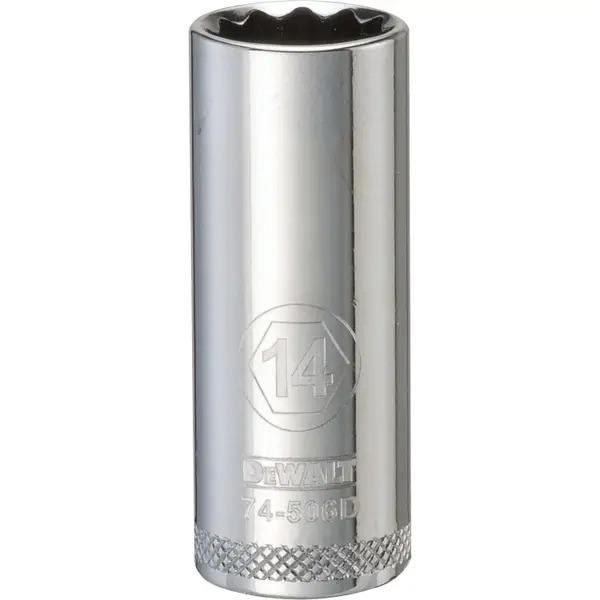SOCKET, DEEP , 12PT, 3/8 DRIVE. 14MM